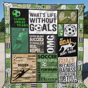 Goals Quilt Blanket  Quilt